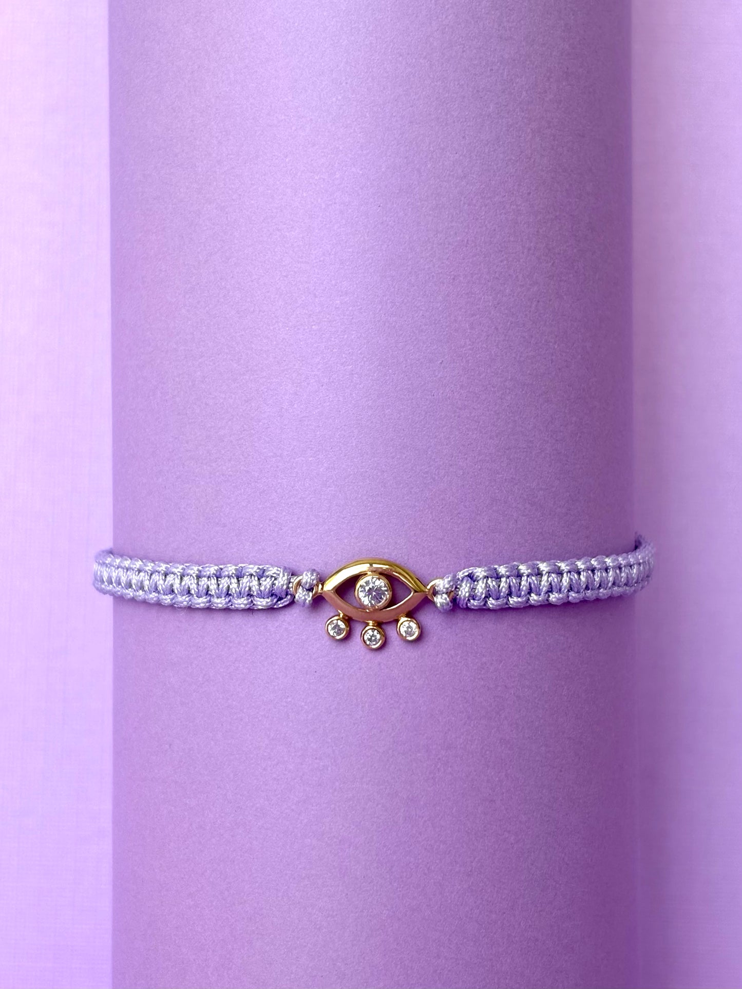 Mati Bracelet in Lilac – 14K Fine Gold Jewelry