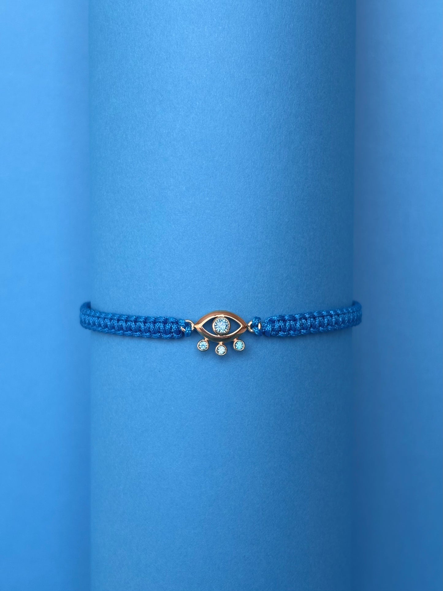 Mati Bracelet in Blue – 14K Fine Gold Jewelry