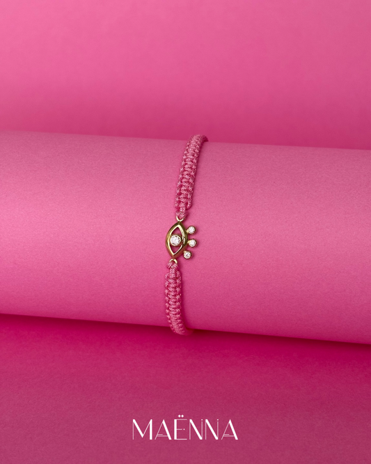 Mati Bracelet in Pink – 14K Fine Gold Jewelry