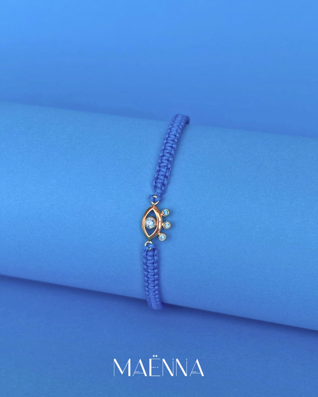 Mati Bracelet in Blue – 14K Fine Gold Jewelry